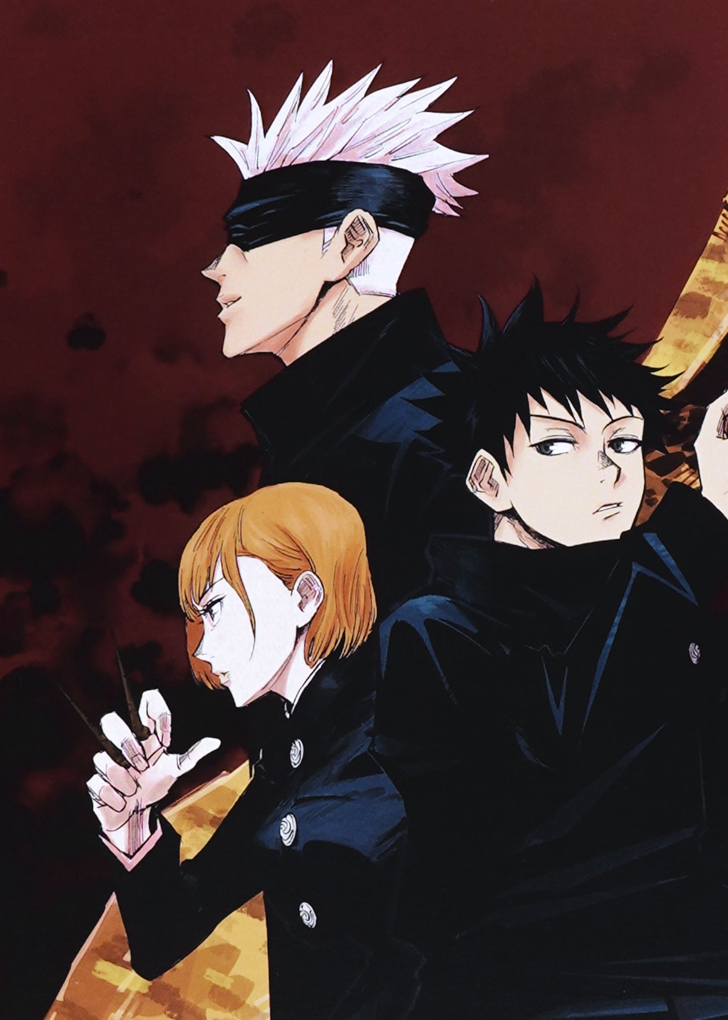 Jujutsu Kaisen Limited Print — team 7 (Gojo, Fushiguro, Yuji, Kugasaki)