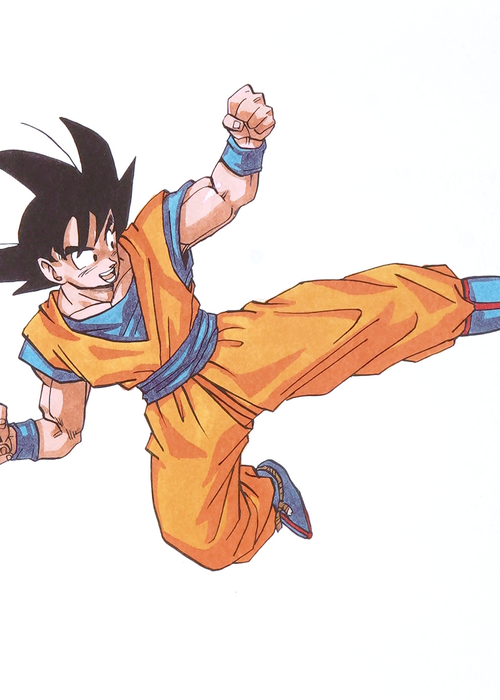 Dragon Ball Z Limited Print — Jump Ryu! (Son Goku)