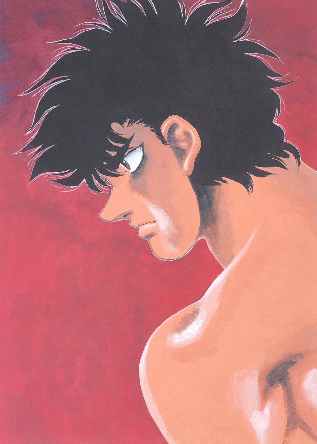 Hajime no Ippo Limited Print — The Naniwa Tiger (Takeshi Sendo)