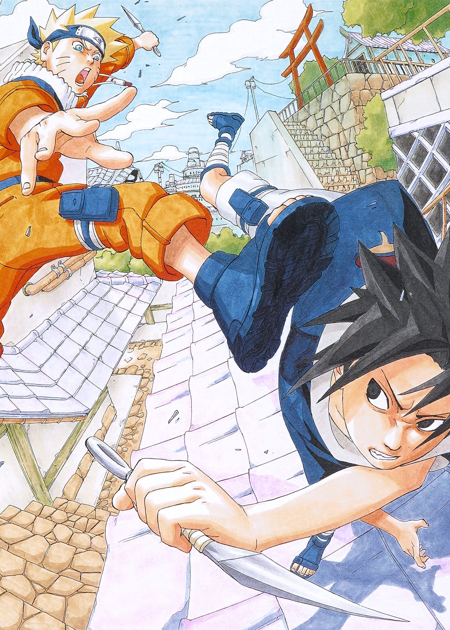 Naruto Limited Print — The First of Many (Naruto vs Sasuke)