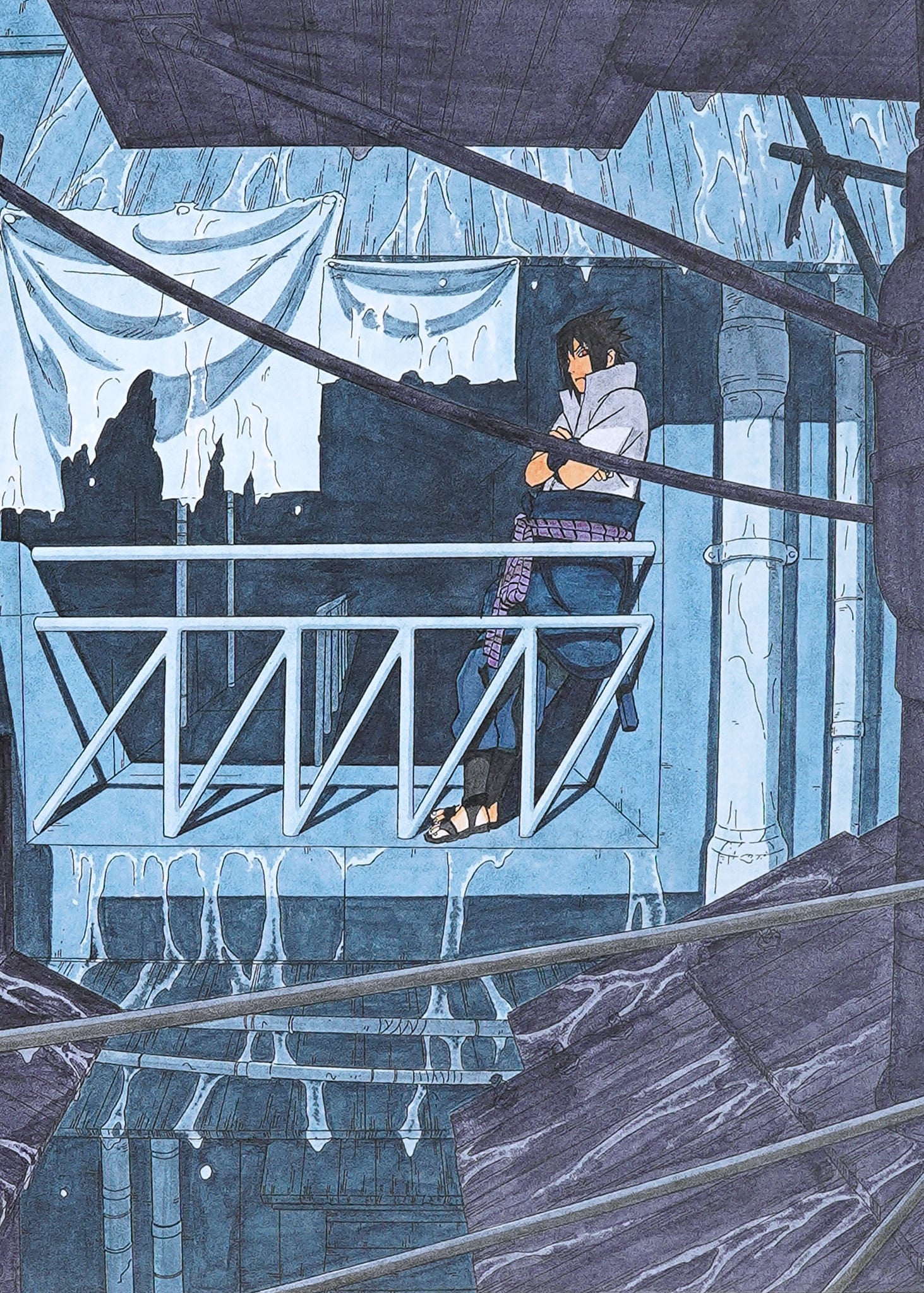 Naruto Limited Print — Sasuke's Solitude (Sasuke)