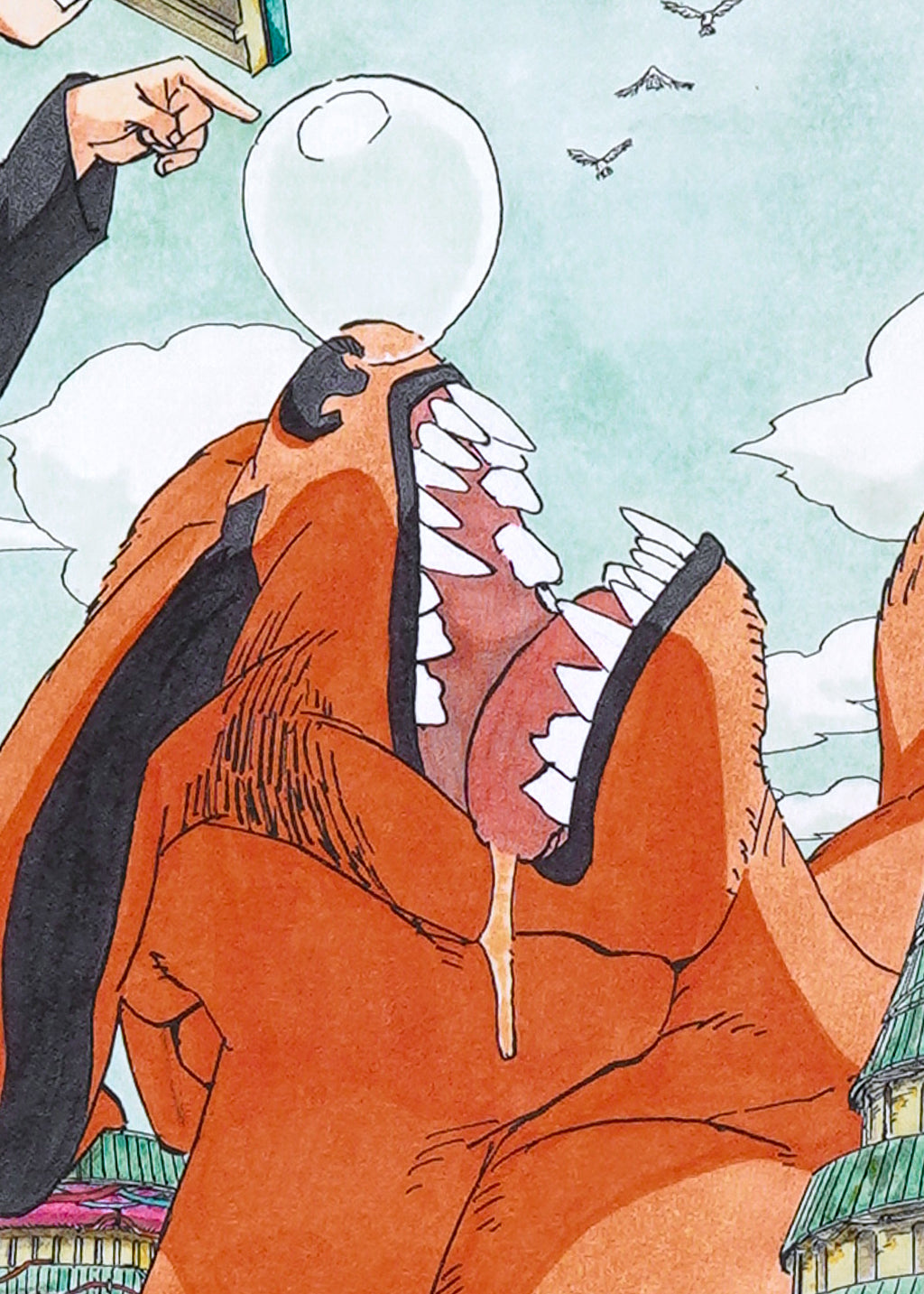 Naruto Limited Print — A Nap in Konoha (Naruto & Kurama)