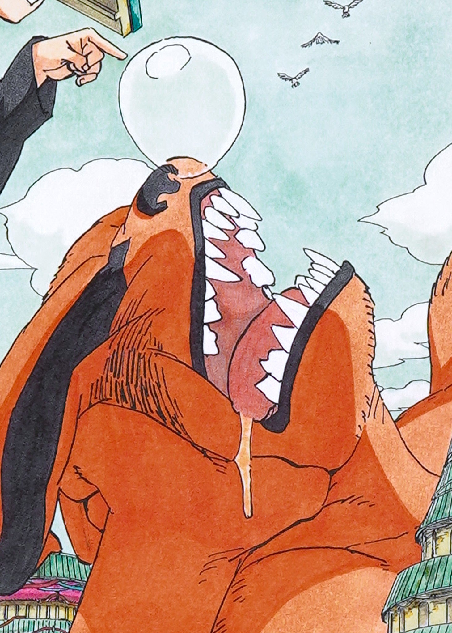 Naruto Limited Print — A Nap in Konoha (Naruto & Kurama)