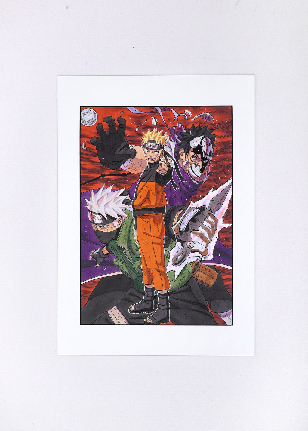 Naruto Artcut — (Naruto, Obito & Kakashi) 005
