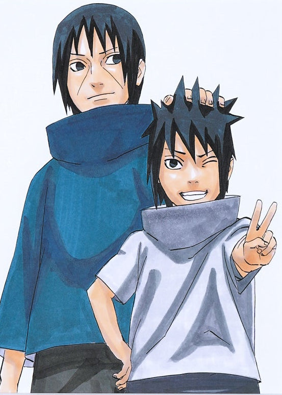 Naruto Artcut — (Itachi & Sasuke) 006