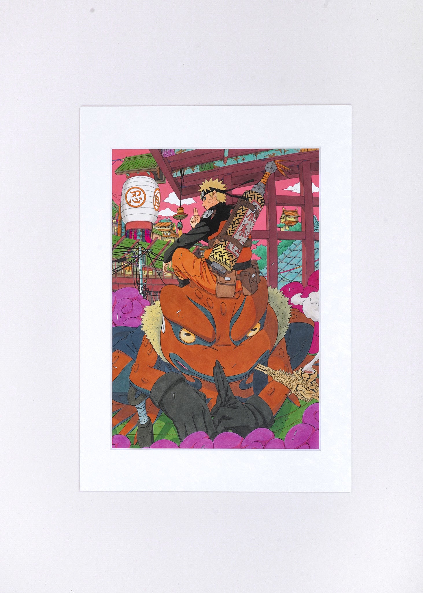 Naruto Artcut — (Naruto & Gamakichi) 014