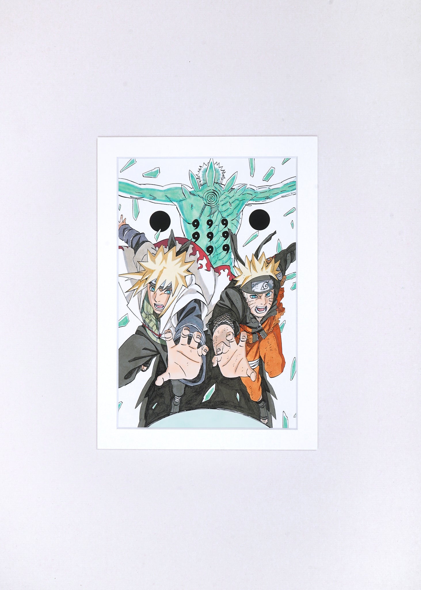 Naruto Artcut — (Naruto & Minato) 016