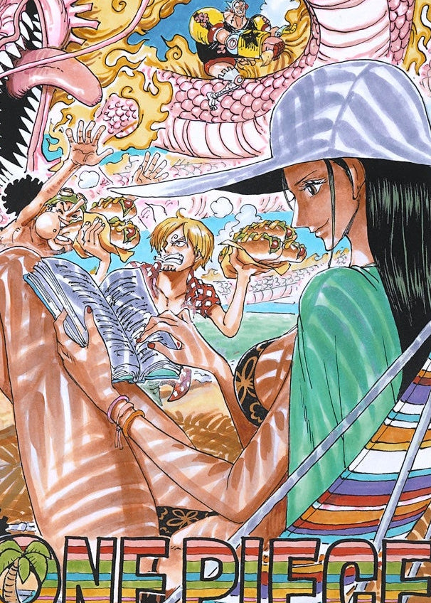 One Piece Artcut — (Nico Robin & Straw Hats) 081