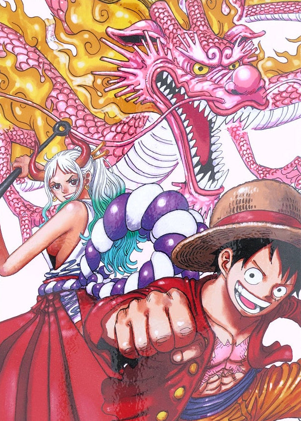 One Piece Artcut — (Luffy, Yamato & Momonosuke) 087