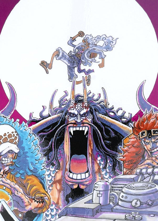 One Piece Artcut — (Luffy, Kaido, Law & Kidd) 088