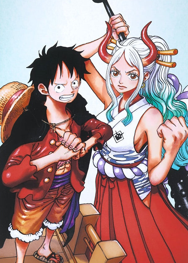 One Piece Artcut — (Luffy & Yamato) 091