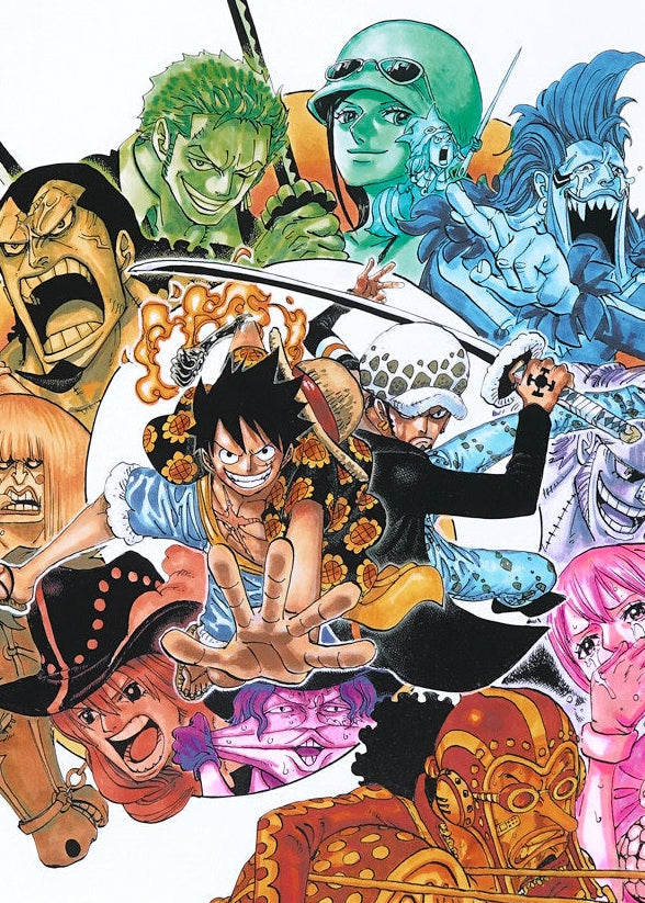 One Piece Artcut — (Luffy & Law) 096