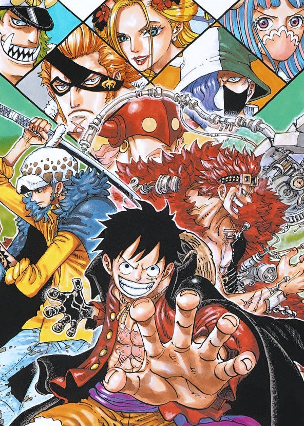 One Piece Artcut — (Luffy, Law & Kidd) 098