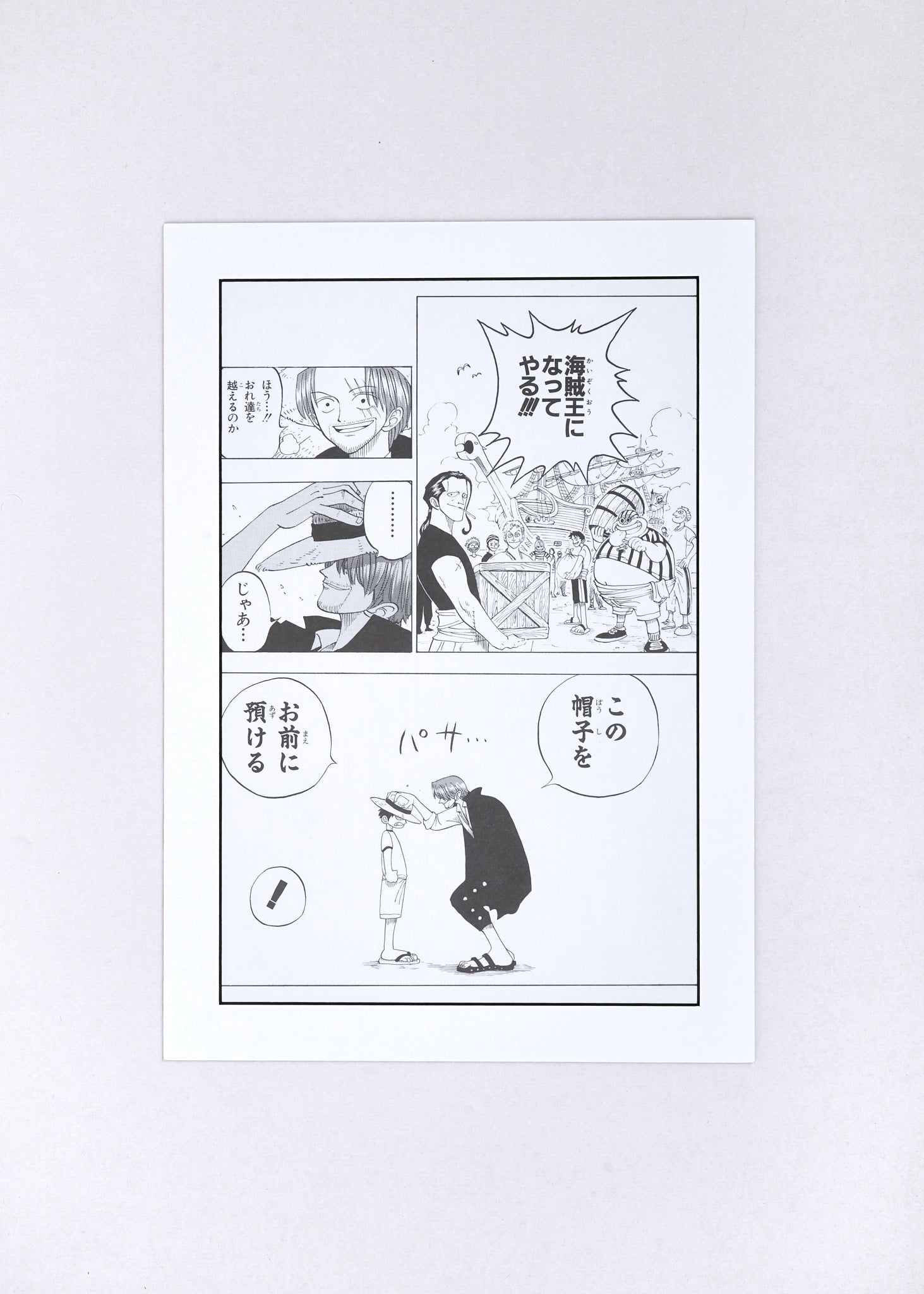 One Piece Artcut — (Luffy & Shanks) 099