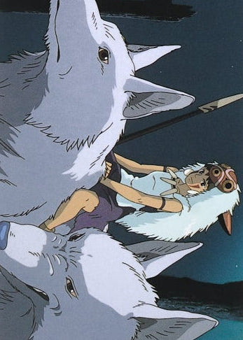 Princess Mononoke Artcut — (Mononoke & Moro) 068