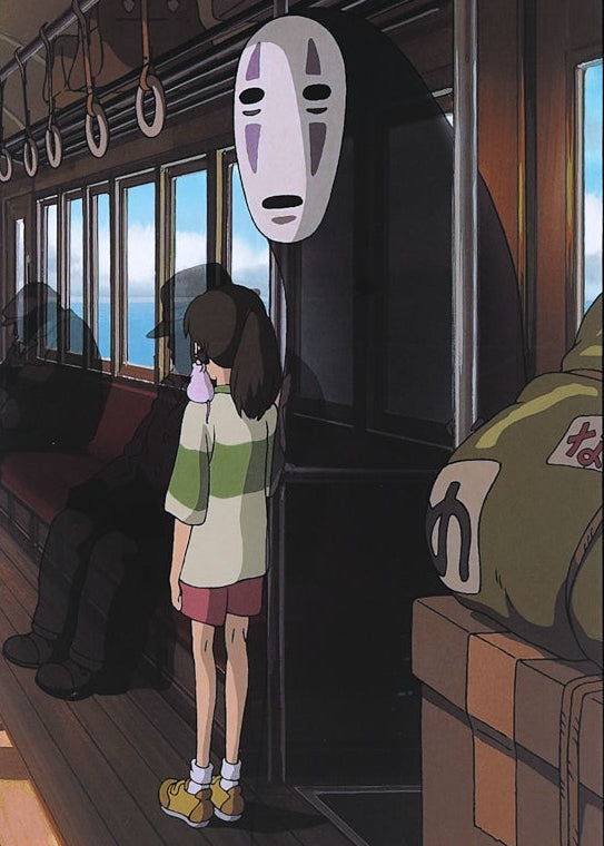 Spirited Away Artcut — (No-Face & Chihiro) 069
